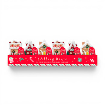Wholesale Glittery House Ornaments CDU | Wholesale Direct Wholesale Glittery House Ornaments CDU | Wholesale Direct