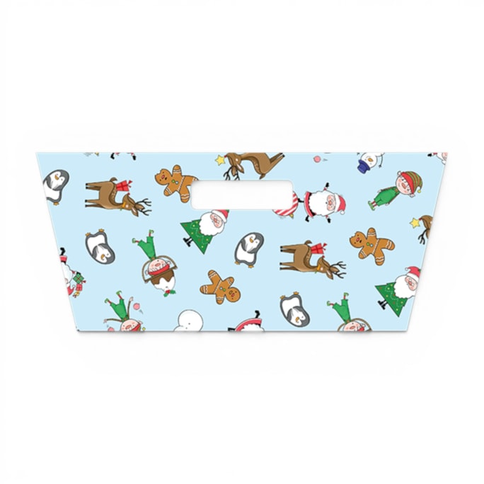 Wholesale Rectangle Printed Hamper Tray 30cm x 23cm x 13cm | Wholesale Direct