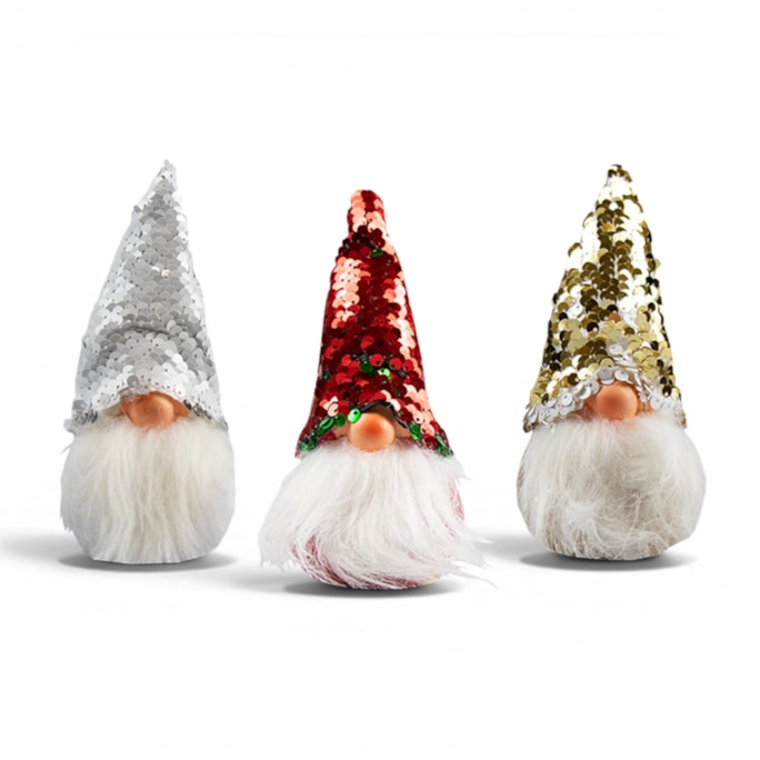 Wholesale Sequin Hat Gonk Ornament 16.5cm | Wholesale Direct