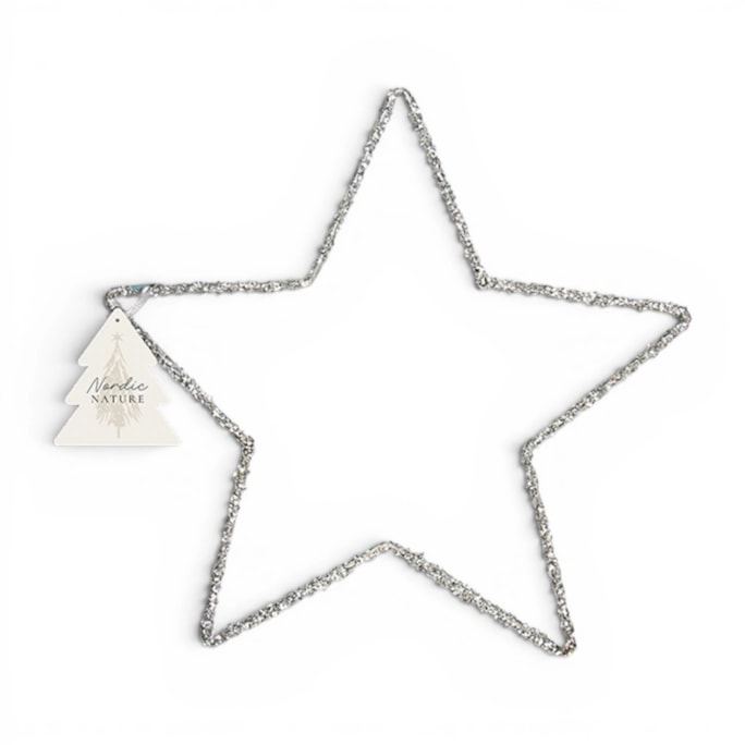 Wholesale Glittery Hanging Star Dec 35cm | Wholesale Direct