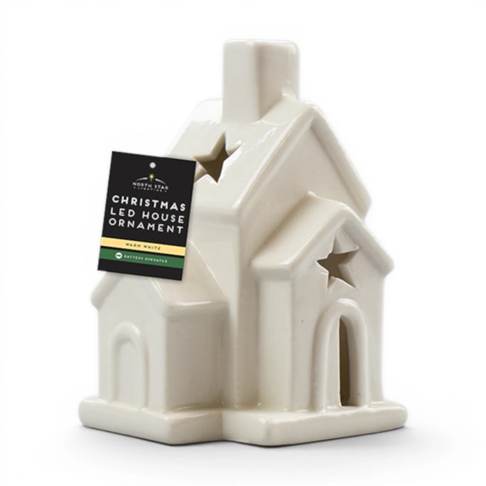 Wholesale Ceramic LED House Ornament | Wholesale Direct