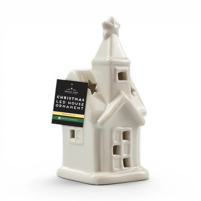 Wholesale Ceramic LED House Ornament | Wholesale Direct
