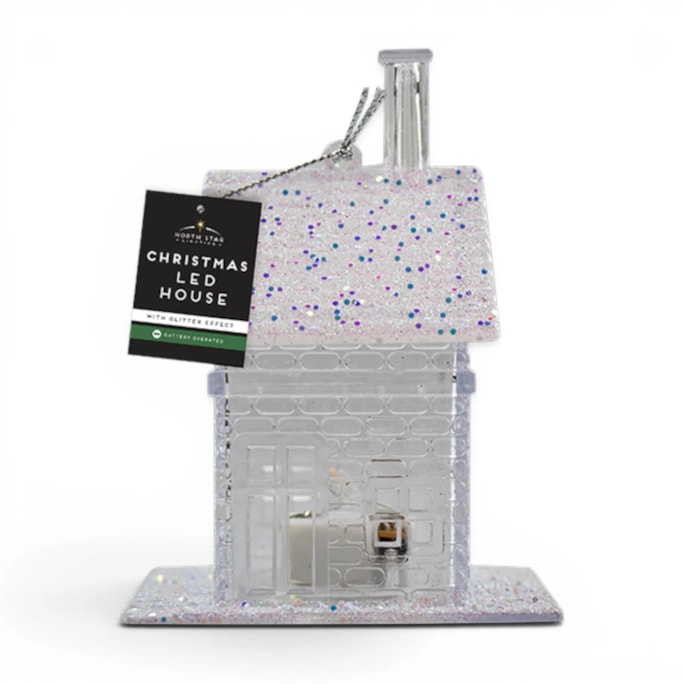 Wholesale LED Battery Operated Glitter House Decoration | Wholesale Direct Wholesale LED Battery Operated Glitter House Decoration | Wholesale Direct