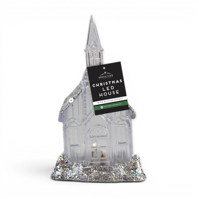 Wholesale LED Battery Operated Glitter House Decoration | Wholesale Direct Wholesale LED Battery Operated Glitter House Decoration | Wholesale Direct