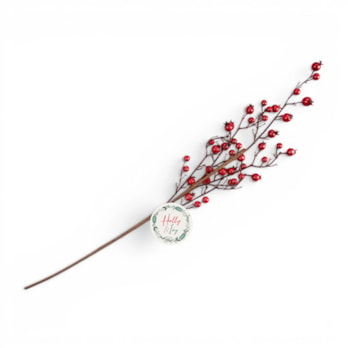 Wholesale Artificial Red Berry Branch 70cm | Wholesale Direct