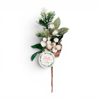 Wholesale Artificial White Berry Pick 27cm CDU | Wholesale Direct
