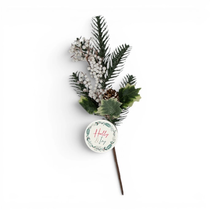Wholesale Artificial Glittered Pine Cone Pick 32cm | Wholesale Direct Wholesale Artificial Glittered Pine Cone Pick 32cm | Wholesale Direct
