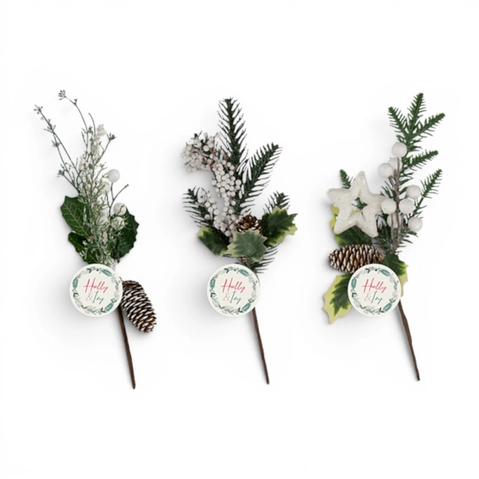 Wholesale Artificial Glittered Pine Cone Pick 32cm | Wholesale Direct Wholesale Artificial Glittered Pine Cone Pick 32cm | Wholesale Direct