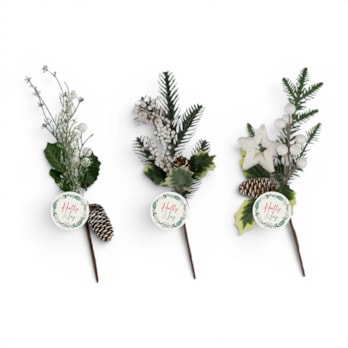Wholesale Artificial Glittered Pine Cone Pick 32cm | Wholesale Direct Wholesale Artificial Glittered Pine Cone Pick 32cm | Wholesale Direct