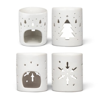 Wholesale Christmas Ceramic Wax Melt Burner 11.5cm | Wholesale Direct