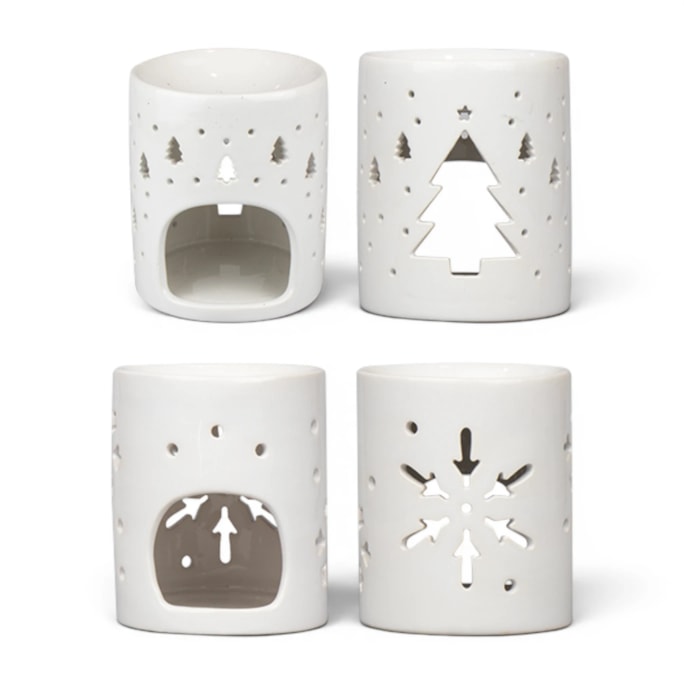 Wholesale Christmas Ceramic Wax Melt Burner 11.5cm | Wholesale Direct