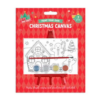 Wholesale Paint Your Own Christmas Canvas with Stand | Wholesale Direct