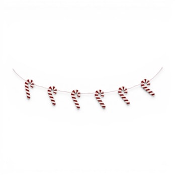 Wholesale Wooden Candy Cane Bunting 1.5m | Wholesale Direct Wholesale Wooden Candy Cane Bunting 1.5m | Wholesale Direct