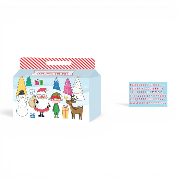 Wholesale Christmas Eve Box with Alphabet Stickers | Wholesale Direct