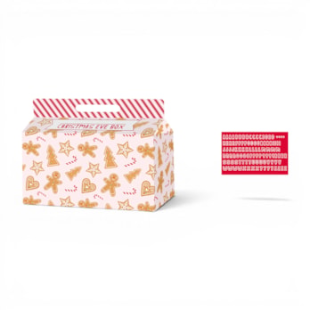 Wholesale Christmas Eve Box with Alphabet Stickers | Wholesale Direct