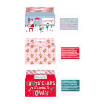 Wholesale Christmas Eve Box with Alphabet Stickers | Wholesale Direct Wholesale Christmas Eve Box with Alphabet Stickers | Wholesale Direct