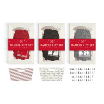 Wholesale Christmas Cardboard Hamper Set 23cm x 18cm | Wholesale Direct Wholesale Christmas Cardboard Hamper Set 23cm x 18cm | Wholesale Direct
