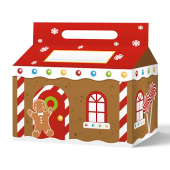 Wholesale Gingerbread House Treat Boxes 3pk | Wholesale Direct