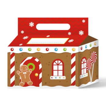 Wholesale Gingerbread House Treat Boxes 3pk | Wholesale Direct