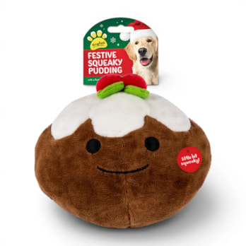 Wholesale Small Squeaking Plush Christmas Pudding | Wholesale Direct