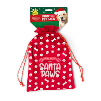 Wholesale Printed Pet Christmas Sack | Wholesale Direct