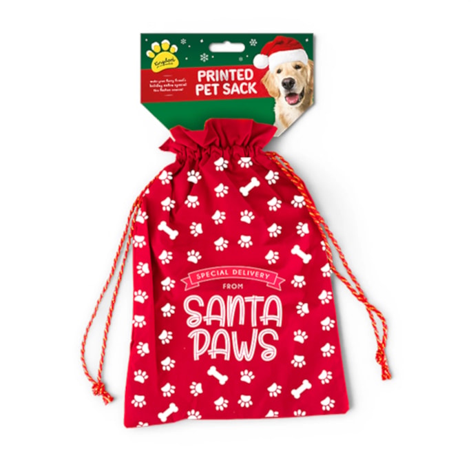 Wholesale Printed Pet Christmas Sack | Wholesale Direct