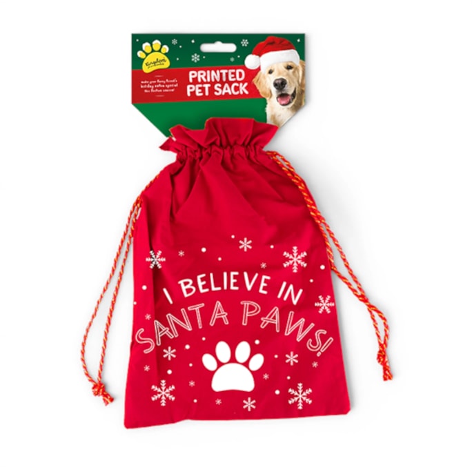 Wholesale Printed Pet Christmas Sack | Wholesale Direct