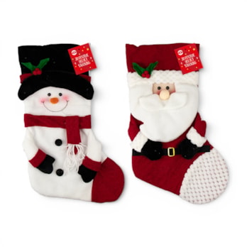 Wholesale 3D Festive Stocking 47cm x 28cm | Wholesale Direct