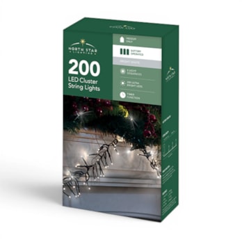 Wholesale 200 LED Battery Operated Cluster Lights | Wholesale Direct