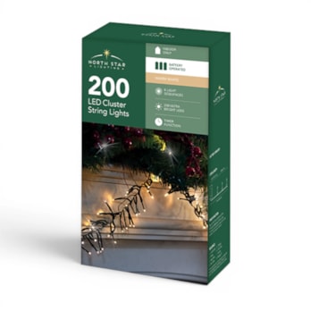 Wholesale 200 LED Battery Operated Cluster Lights | Wholesale Direct
