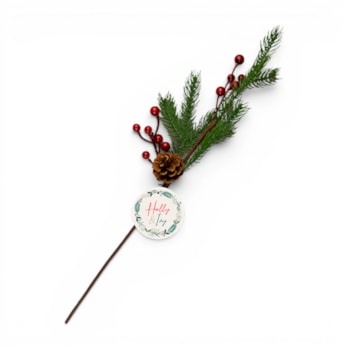 Wholesale Artificial Berry / Pine Cone Branch 58cm | Wholesale Direct Wholesale Artificial Berry / Pine Cone Branch 58cm | Wholesale Direct