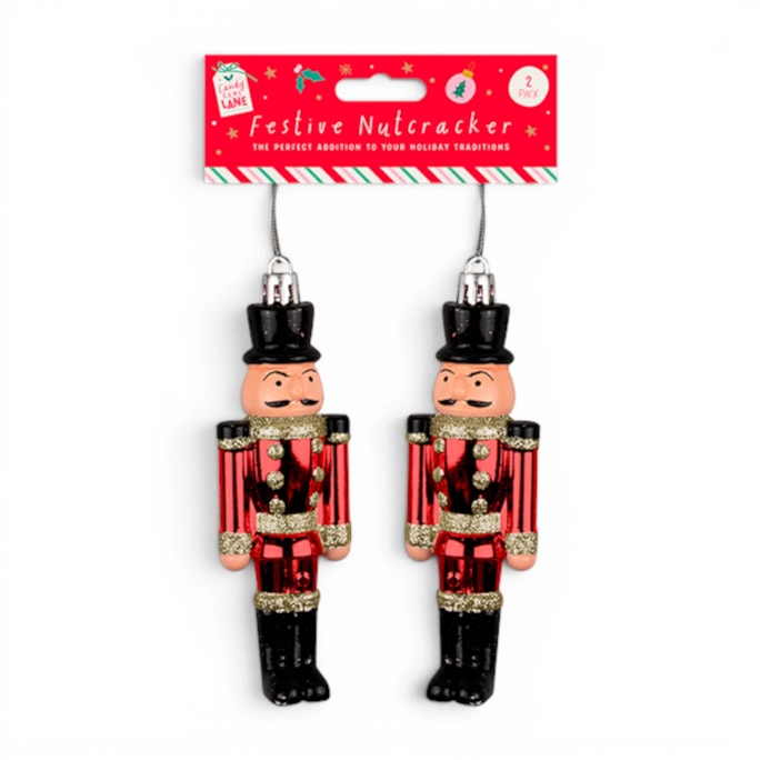 Wholesale Red Nutcracker Decorations - 2pk | Wholesale Direct