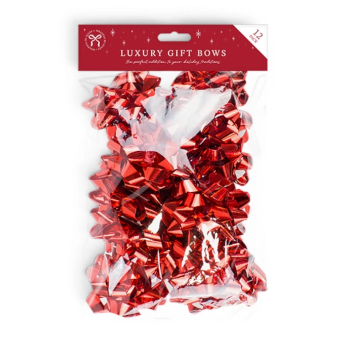 Wholesale Metallic Gift Bows 12pk | Wholesale Direct Wholesale Metallic Gift Bows 12pk | Wholesale Direct