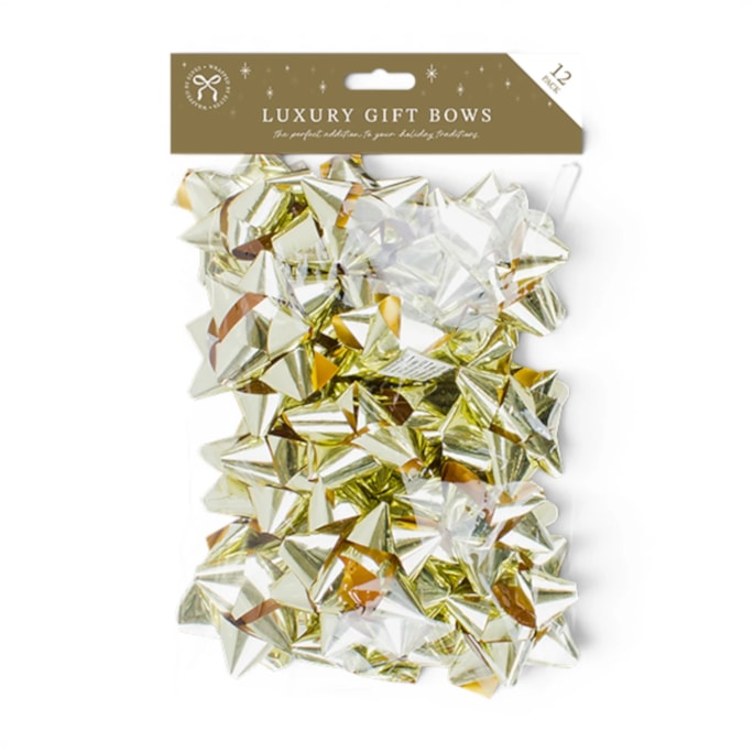 Wholesale Metallic Gift Bows 12pk | Wholesale Direct Wholesale Metallic Gift Bows 12pk | Wholesale Direct