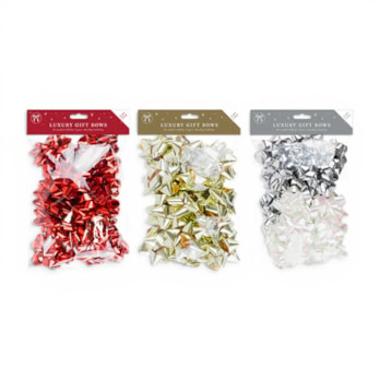 Wholesale Metallic Gift Bows 12pk | Wholesale Direct Wholesale Metallic Gift Bows 12pk | Wholesale Direct