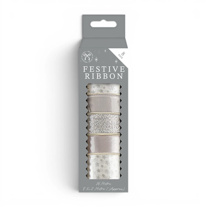 Wholesale Christmas Ribbon - 8 Pack | Wholesale Direct