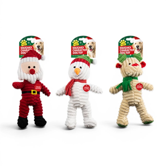 Wholesale Squeaking Christmas Character Dog Toy | Wholesale Direct