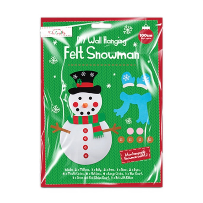 Wholesale DIY Wall Hanging Snowman 100cm | Wholesale Direct Wholesale DIY Wall Hanging Snowman 100cm | Wholesale Direct