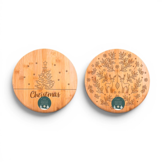 Wholesale Round Bamboo Serving Board 30cm | Wholesale Direct