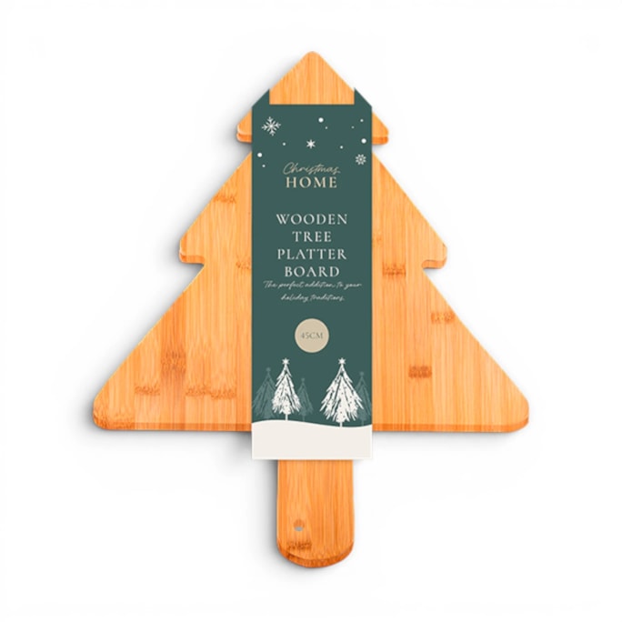 Wholesale Wooden Tree Platter Board 45cm | Wholesale Direct