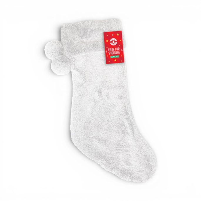 Wholesale Faux Fur Stocking 55cm x 20cm | Wholesale Direct