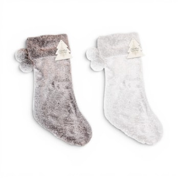 Wholesale Faux Fur Stocking 55cm x 20cm | Wholesale Direct