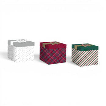 Wholesale Christmas XLarge Folding Gift Box with Bow Tie | Wholesale Direct