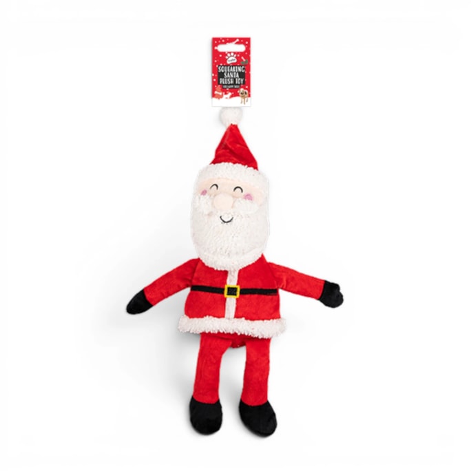 Wholesale Squeaking Plush Santa Pet Toy | Wholesale Direct
