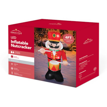 Wholesale Mains Powered Inflatable LED Nutcracker 4ft | Wholesale Direct