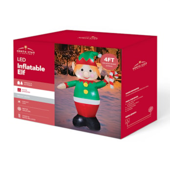 Wholesale Mains Powered Inflatable LED Elf 4ft | Wholesale Direct