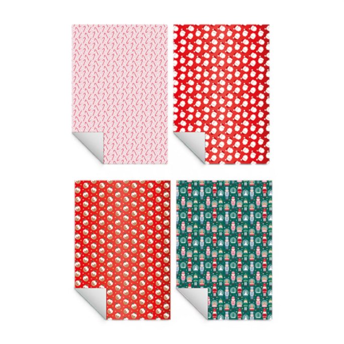 Wholesale Cute Christmas Foil Wrapping Paper 3m | Wholesale Direct