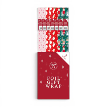 Wholesale Cute Christmas Foil Wrapping Paper 3m | Wholesale Direct