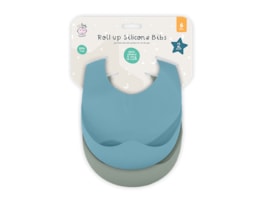 Wholesale Light Weight Silicone Bibs 2Pk Wholesale Light Weight Silicone Bibs 2Pk