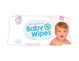 Wholesale Fragranced Baby Wipes 60pk CDU - Plastic Free Wholesale Fragranced Baby Wipes 60pk CDU - Plastic Free